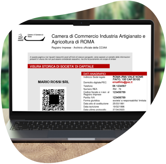 Visura camerale storica